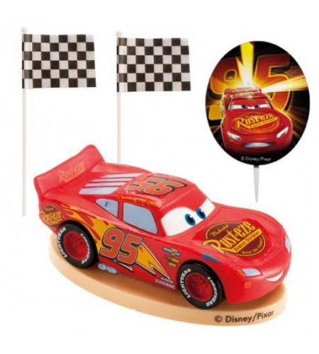 KIT PV DECORAÇÃO BOLO CARS
